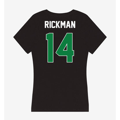 North Texas - NCAA Women's Basketball : Allison Rickman - Women's V-Neck T-Shirt-1