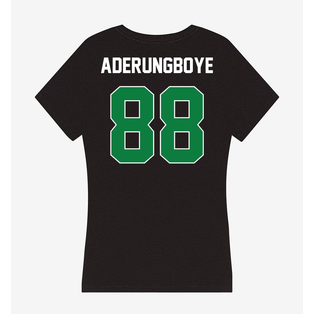 North Texas - NCAA Football : Victor Aderungboye - Women's V-Neck T-Shirt-1