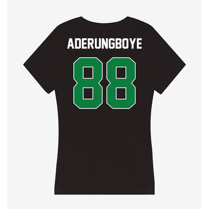 North Texas - NCAA Football : Victor Aderungboye - Women's V-Neck T-Shirt-1