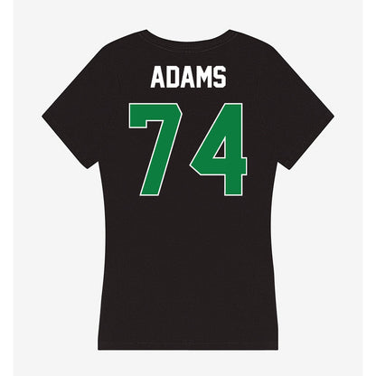 North Texas - NCAA Football : Francisco Adams - Women's V-Neck T-Shirt-1