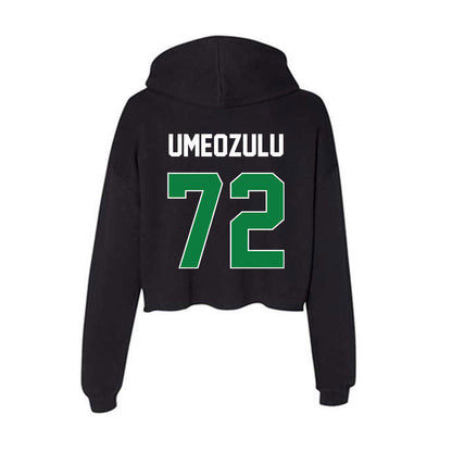 North Texas - NCAA Football : Neto Umeozulu - Women's Crop Fleece Hoodie-1