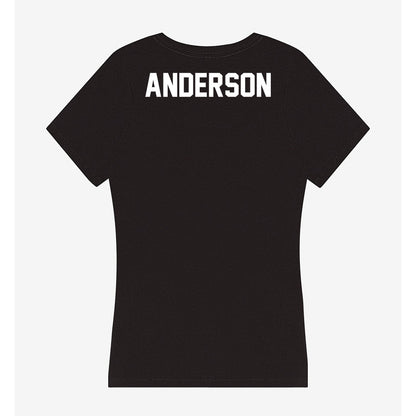 North Texas - NCAA Women's Swimming & Diving : Vivian Anderson - Women's V-Neck T-Shirt-1