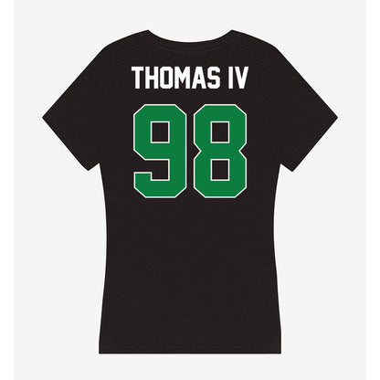 North Texas - NCAA Football : Curlee Thomas IV - Women's V-Neck T-Shirt-1