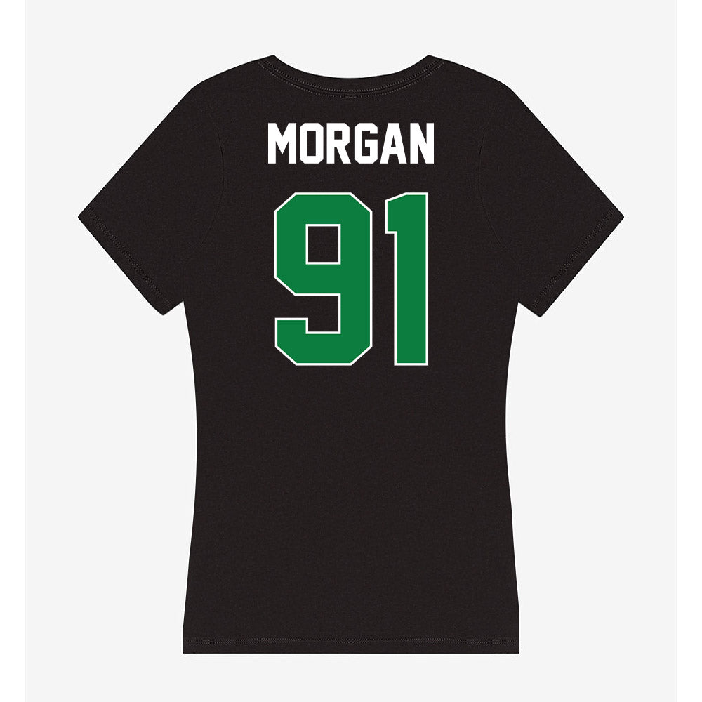 North Texas - NCAA Football : Demetrie Morgan - Women's V-Neck T-Shirt-1