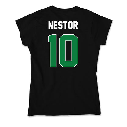 North Texas - NCAA Women's Basketball : Megan Nestor - Soft Style Women’s T-Shirt-1