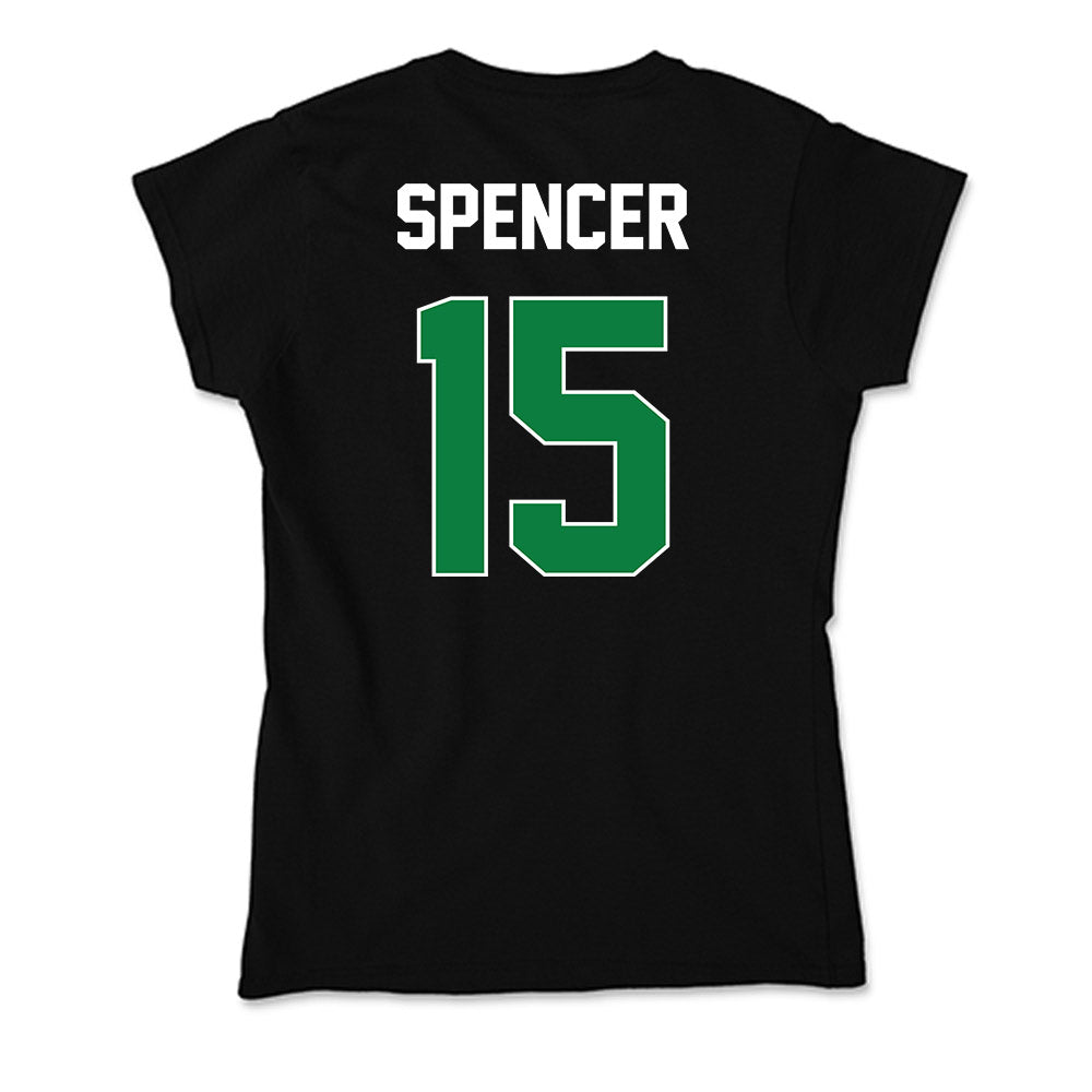 North Texas - NCAA Women's Basketball : Cherie Spencer - Soft Style Women’s T-Shirt-1