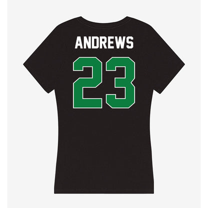 North Texas - NCAA Softball : Elizabeth Andrews - Women's V-Neck T-Shirt-1