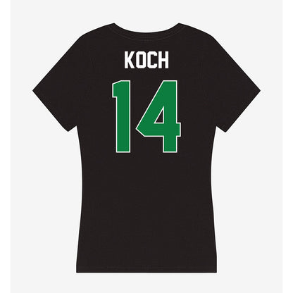 North Texas - NCAA Football : Kyle Koch - Women's V-Neck T-Shirt-1