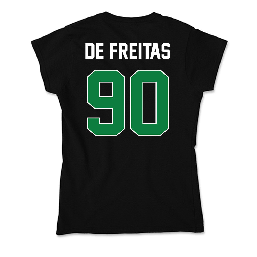 North Texas - NCAA Football : Dominic De Freitas - Soft Style Women’s T-Shirt-1