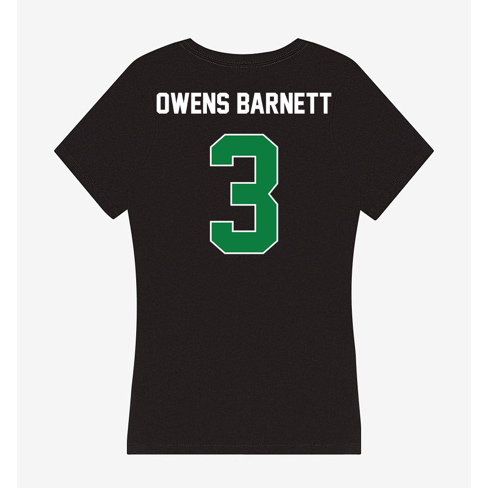 North Texas - NCAA Women's Basketball : Jazzy Owens Barnett - Women's V-Neck T-Shirt-1