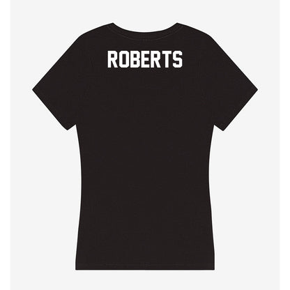 North Texas - NCAA Women's Track & Field : Ava Roberts - Women's V-Neck T-Shirt-1