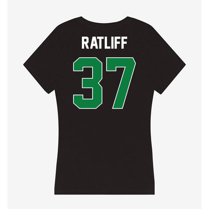 North Texas - NCAA Football : Ian Ratliff - Women's V-Neck T-Shirt-1