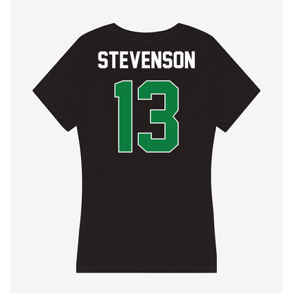 North Texas - NCAA Football : Justin Stevenson - Women's V-Neck T-Shirt-1