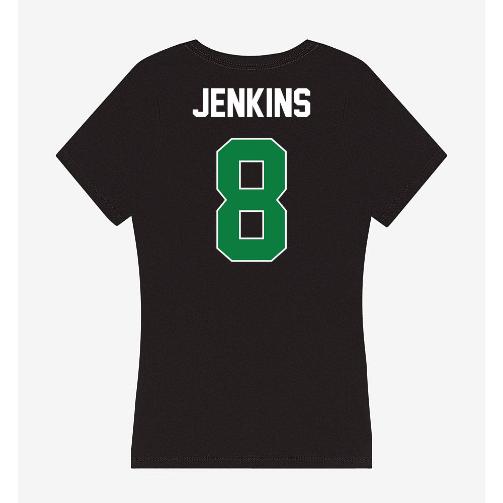 North Texas - NCAA Football : Caden Jenkins - Women's V-Neck T-Shirt-1