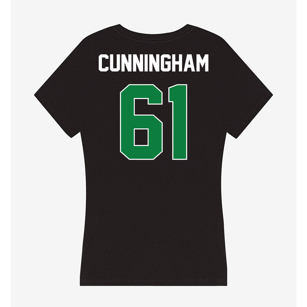North Texas - NCAA Football : Drew Cunningham - Women's V-Neck T-Shirt-1