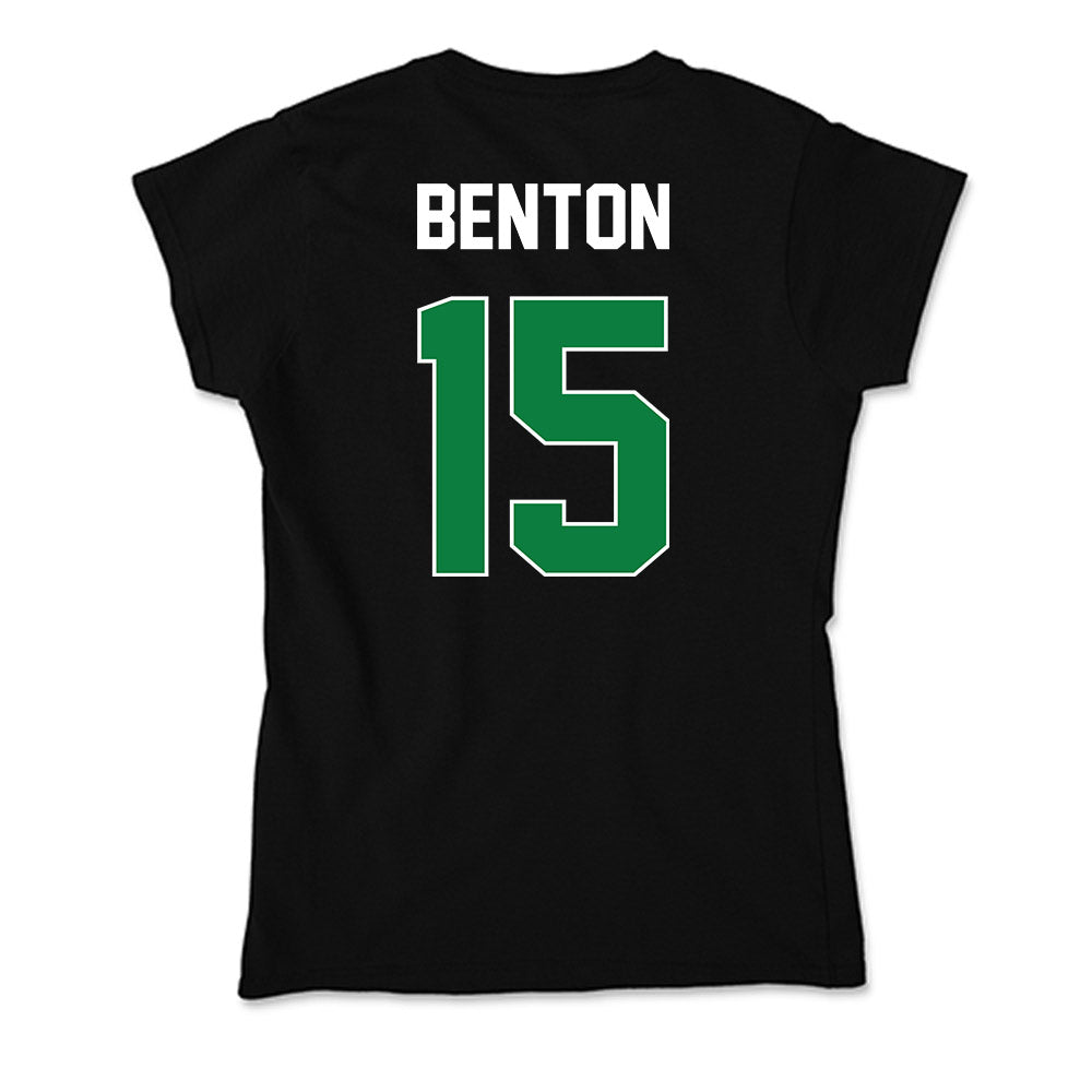 North Texas - NCAA Football : Justin Benton - Soft Style Women’s T-Shirt-1