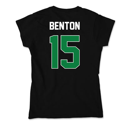 North Texas - NCAA Football : Justin Benton - Soft Style Women’s T-Shirt-1