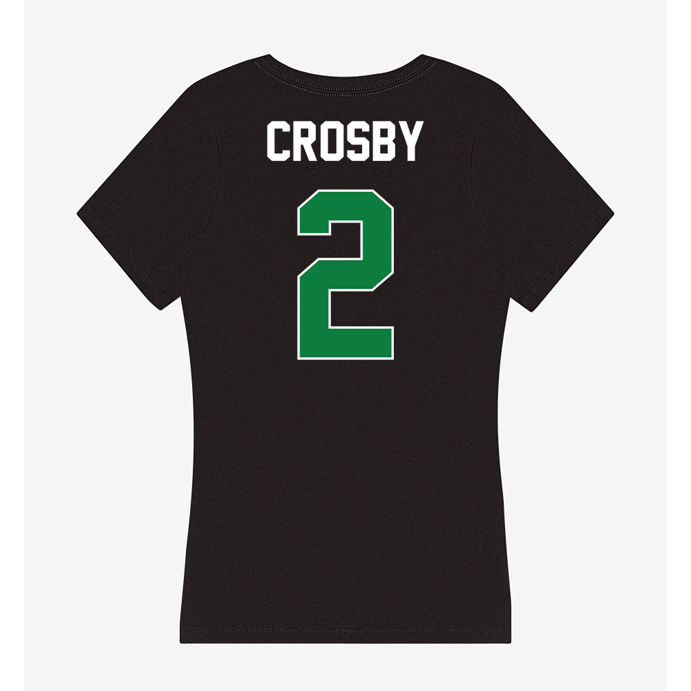 North Texas - NCAA Men's Basketball : Cahmai Crosby - Women's V-Neck T-Shirt-1