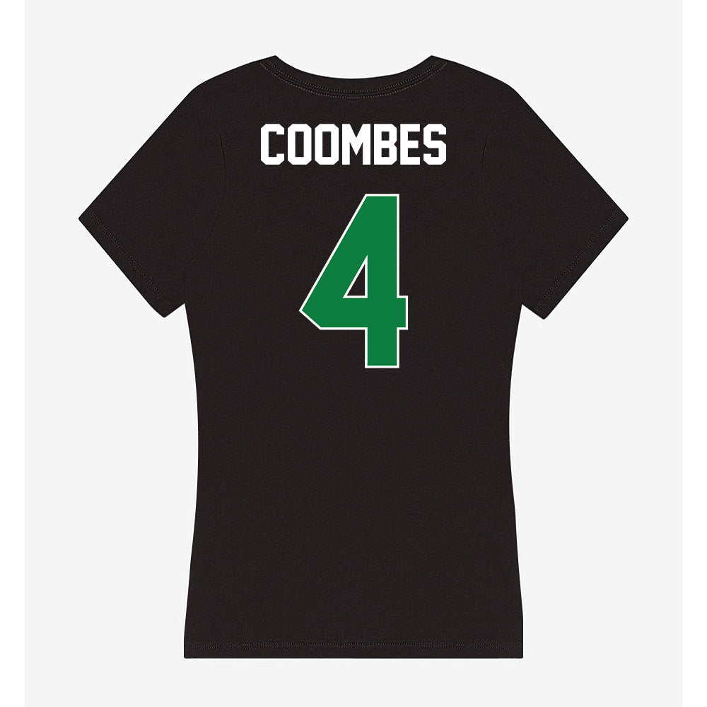 North Texas - NCAA Football : CJ Coombes - Women's V-Neck T-Shirt-1