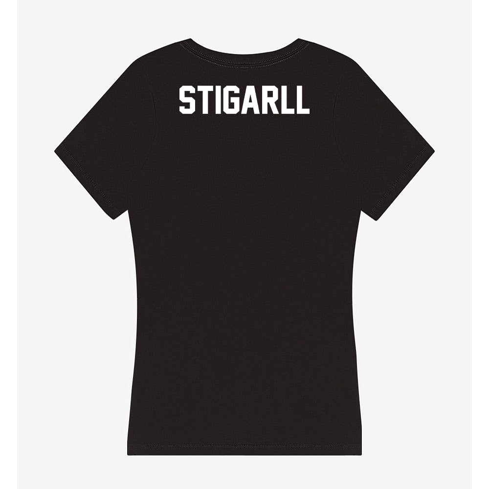 North Texas - NCAA Women's Track & Field : Allison Stigarll - Women's V-Neck T-Shirt-1