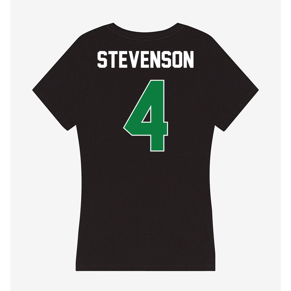 North Texas - NCAA Men's Basketball : JeShawn Stevenson - Women's V-Neck T-Shirt-1