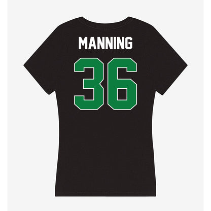 North Texas - NCAA Football : Jaden Manning - Women's V-Neck T-Shirt-1