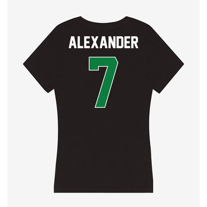 North Texas - NCAA Football : Aaron Alexander - Women's V-Neck T-Shirt-1