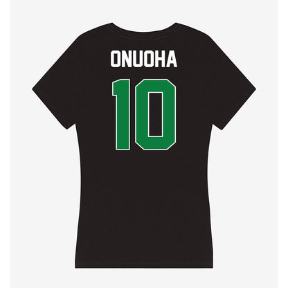 North Texas - NCAA Football : David Onuoha - Women's V-Neck T-Shirt-1