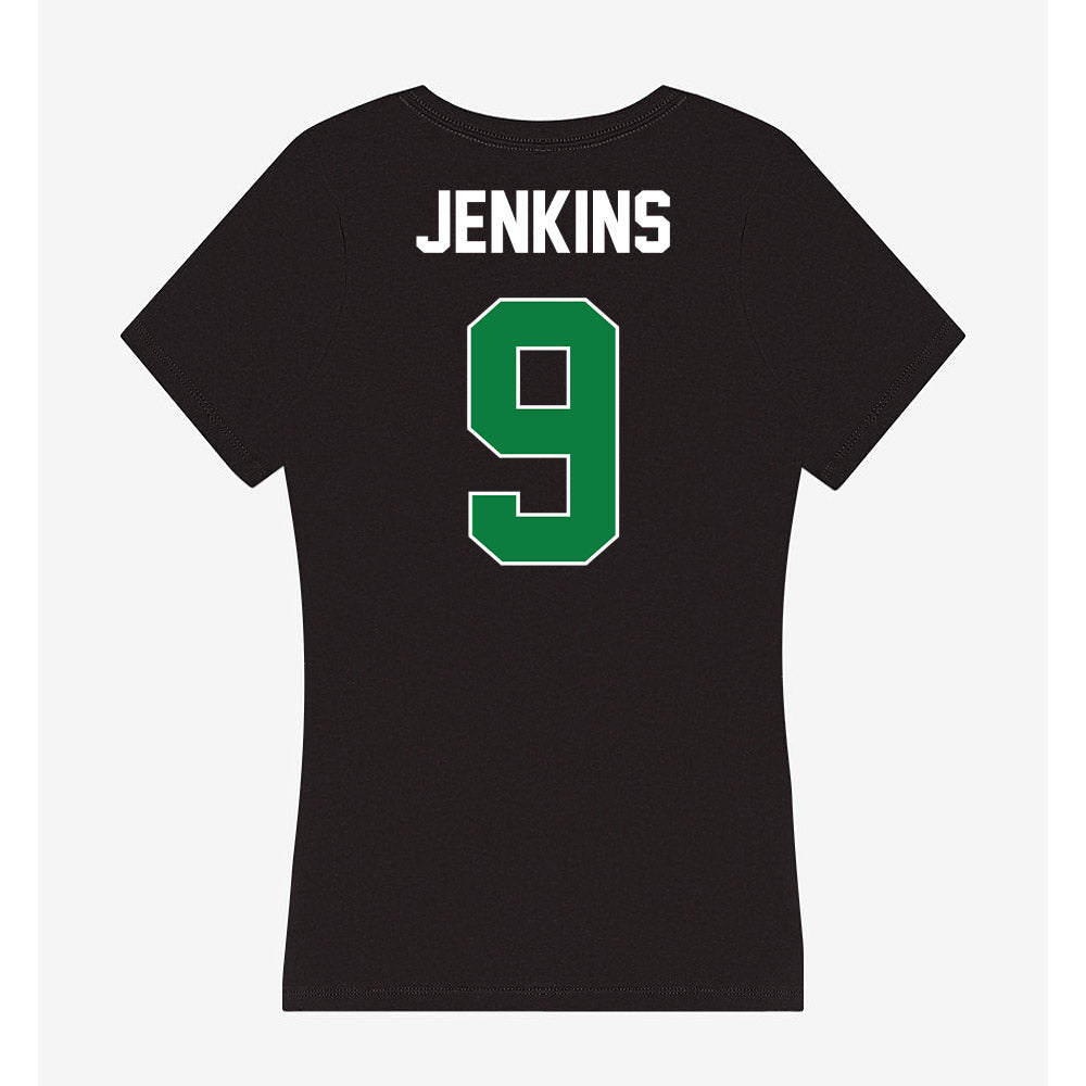North Texas - NCAA Football : Cameren Jenkins - Women's V-Neck T-Shirt-1