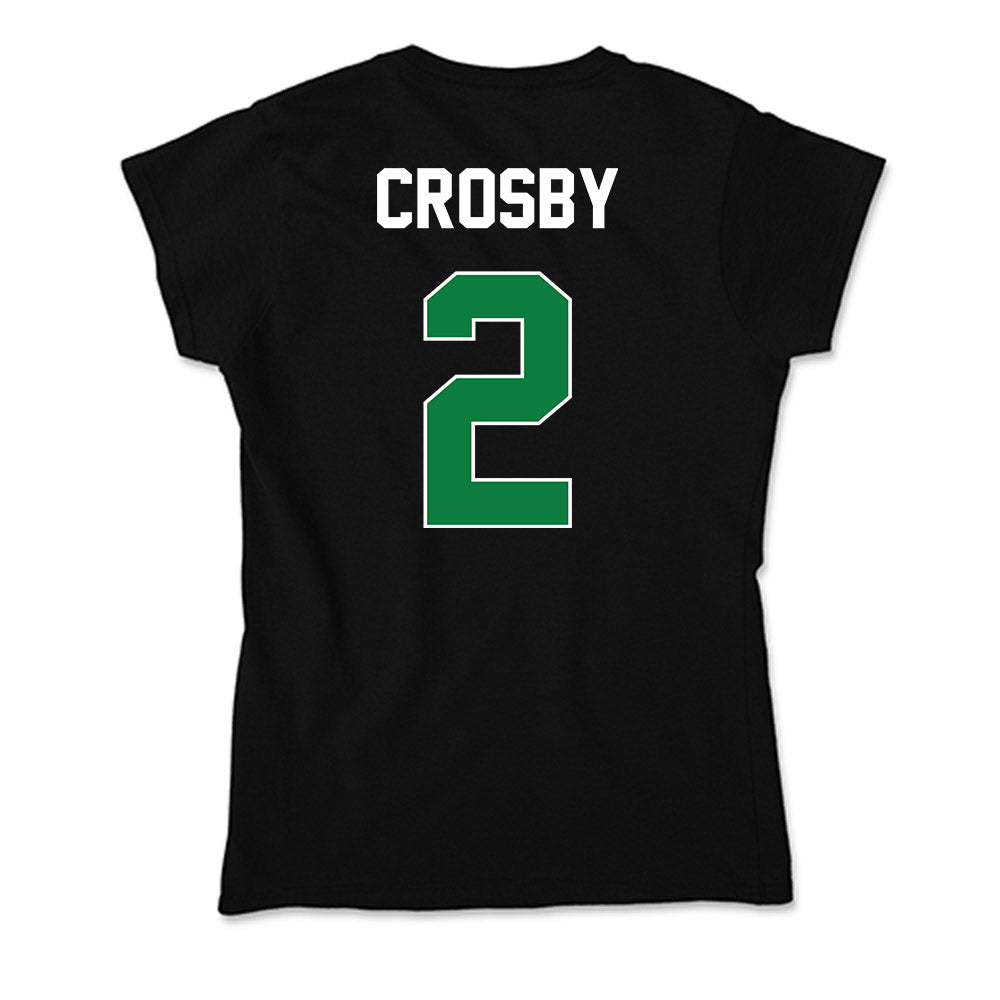 North Texas - NCAA Men's Basketball : Cahmai Crosby - Soft Style Women’s T-Shirt-1