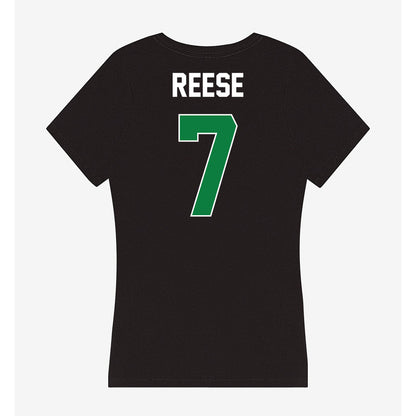 North Texas - NCAA Football : Max Reese - Women's V-Neck T-Shirt-1