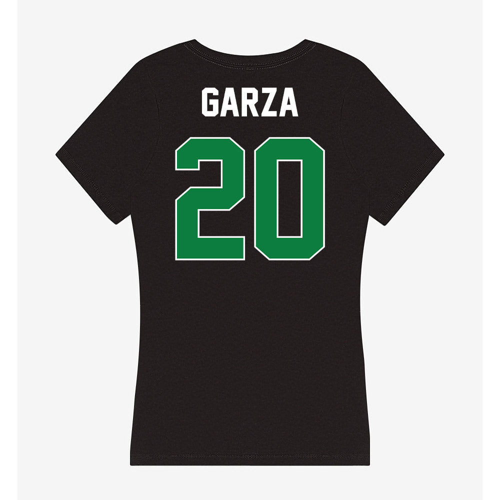 North Texas - NCAA Football : Bryce Garza - Women's V-Neck T-Shirt-1