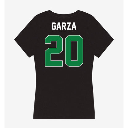 North Texas - NCAA Football : Bryce Garza - Women's V-Neck T-Shirt-1