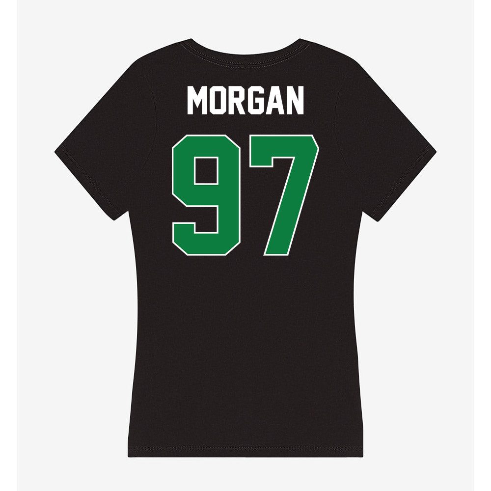 North Texas - NCAA Football : Demetrie Morgan - Women's V-Neck T-Shirt-1