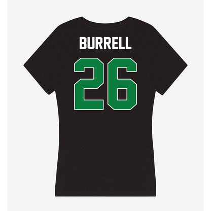 North Texas - NCAA Football : S'Maje Burrell - Women's V-Neck T-Shirt-1