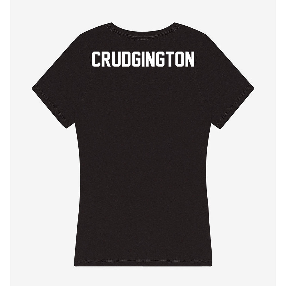 North Texas - NCAA Football : Luke Crudgington - Women's V-Neck T-Shirt-1