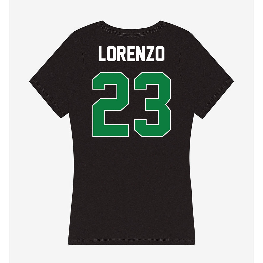 North Texas - NCAA Football : Christian Lorenzo - Women's V-Neck T-Shirt-1