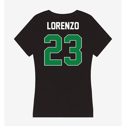North Texas - NCAA Football : Christian Lorenzo - Women's V-Neck T-Shirt-1