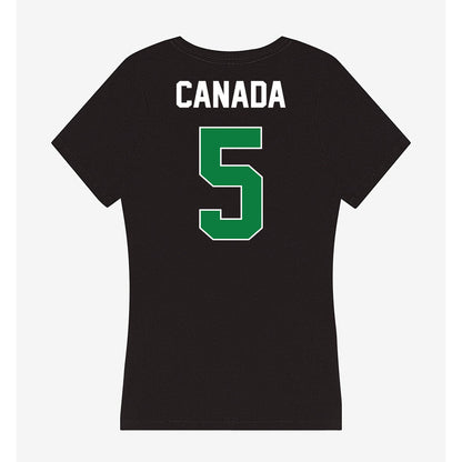 North Texas - NCAA Football : Chase Canada - Women's V-Neck T-Shirt-1