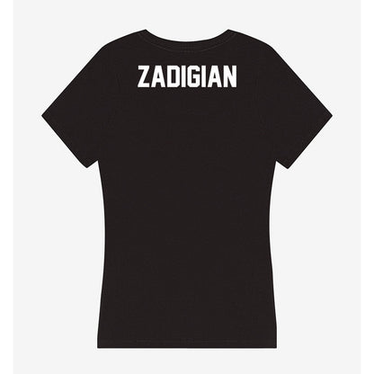 North Texas - NCAA Women's Swimming & Diving : Ava Zadigian - Women's V-Neck T-Shirt-1