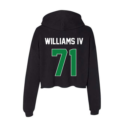 North Texas - NCAA Football : Johnny Williams IV - Women's Crop Fleece Hoodie-1