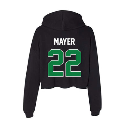 North Texas - NCAA Softball : Sienna Mayer - Women's Crop Fleece Hoodie-1