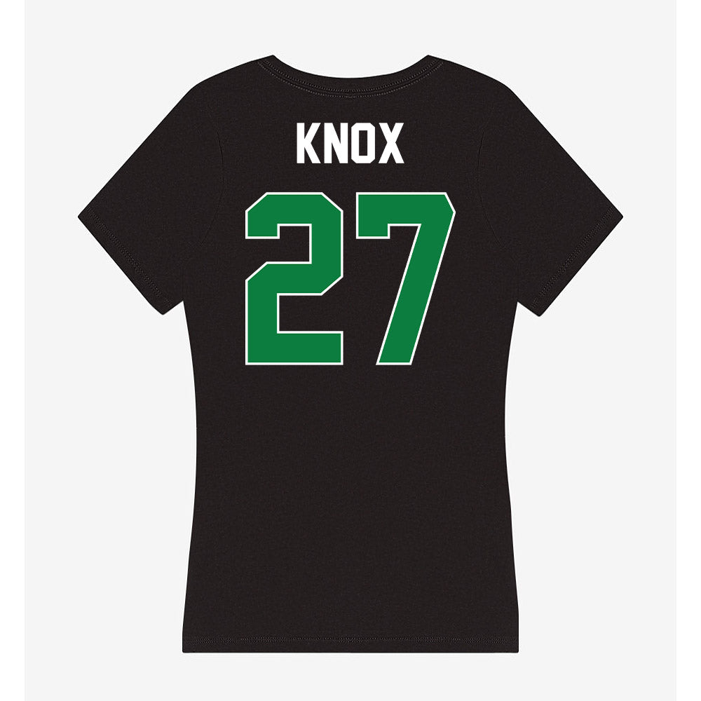 North Texas - NCAA Football : Julian Knox - Women's V-Neck T-Shirt-1
