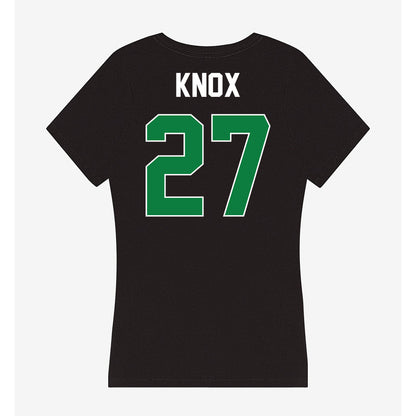 North Texas - NCAA Football : Julian Knox - Women's V-Neck T-Shirt-1