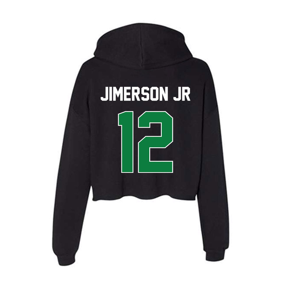 North Texas - NCAA Football : Chris Jimerson jr - Women's Crop Fleece Hoodie-1