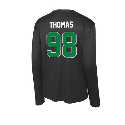 North Texas - NCAA Football : Curlee Thomas - Activewear Long Sleeve T-Shirt-1