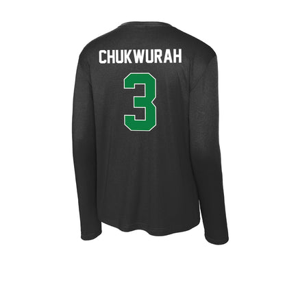 North Texas - NCAA Football : TJ Chukwurah - Activewear Long Sleeve T-Shirt-1