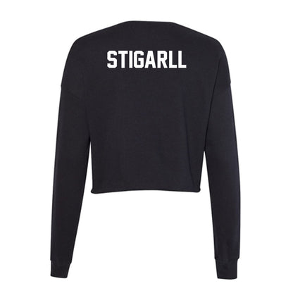 North Texas - NCAA Men's Track & Field : Rachone Stigarll - Women's Cropped Crew Fleece-1