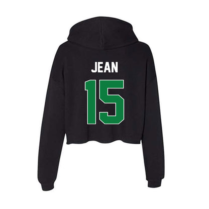 North Texas - NCAA Football : Andy Jean - Women's Crop Fleece Hoodie-1