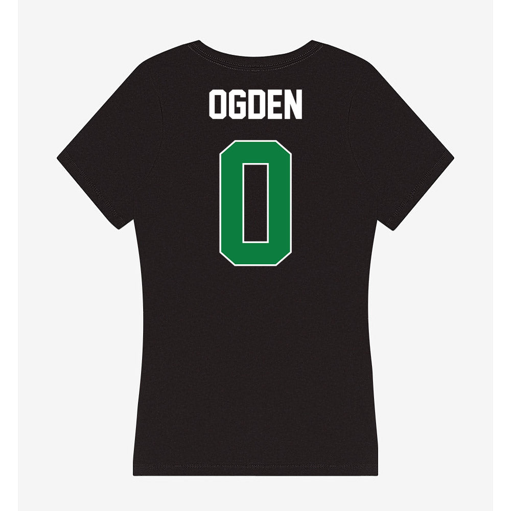 North Texas - NCAA Women's Soccer : Maddie Ogden - Women's V-Neck T-Shirt-1